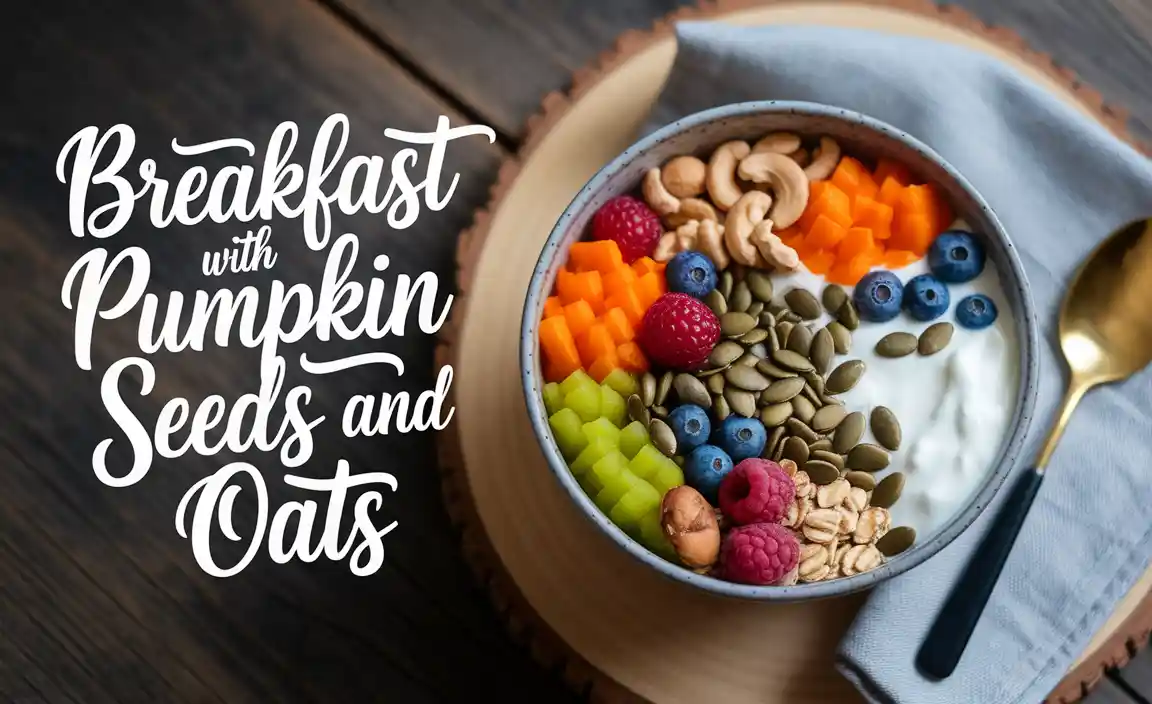 Breakfast Bowls With Pumpkin Seeds And Oats