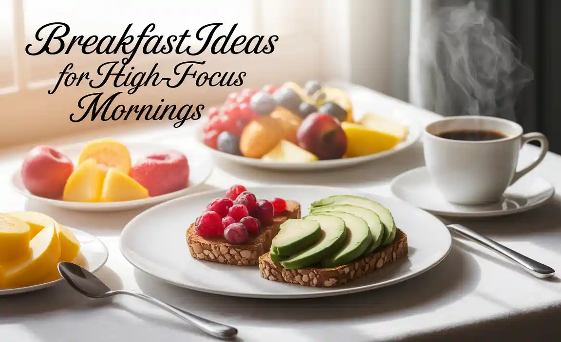 Breakfast Ideas For High-Focus Mornings
