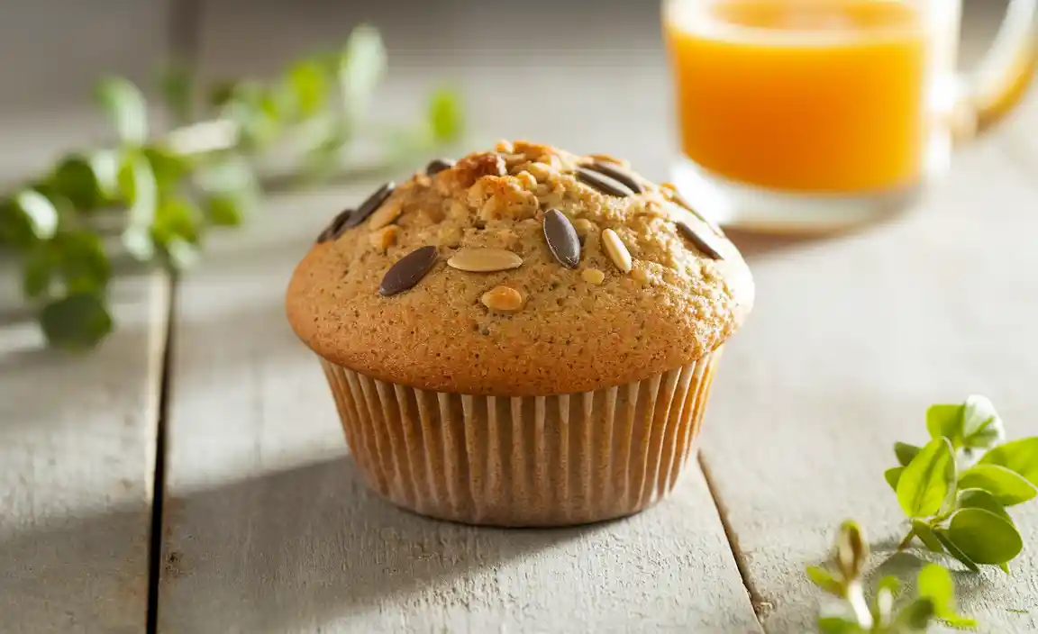 Breakfast Muffins With Brain-Boosting Seeds For Energy