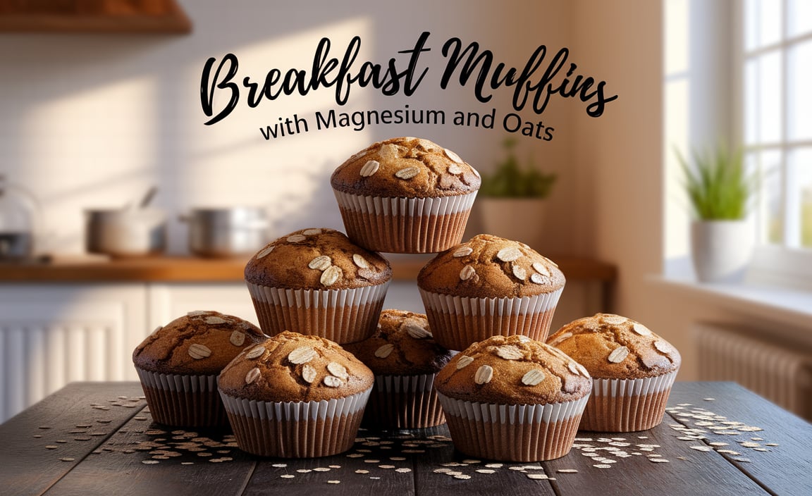 Breakfast Muffins With Magnesium And Oats