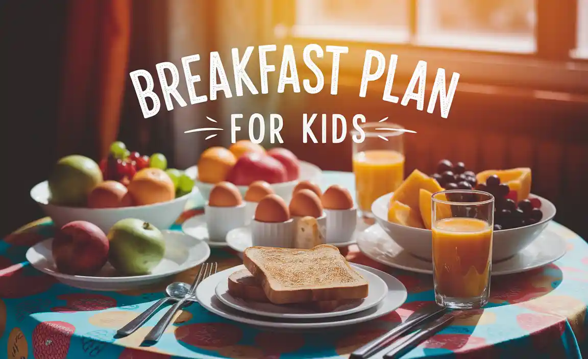 Breakfast Plan For Kids