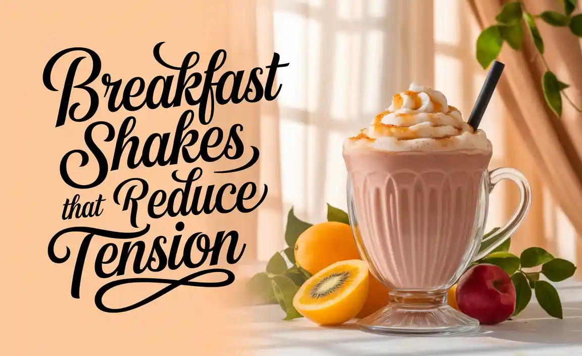 Breakfast Shakes That Reduce Tension