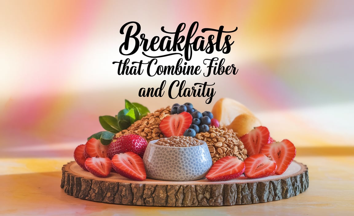 Breakfasts That Combine Fiber And Clarity