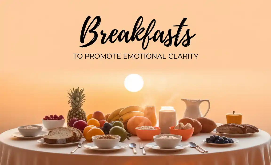 Breakfasts To Promote Emotional Clarity