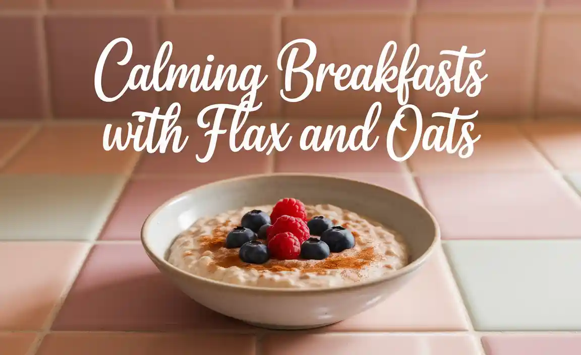 Calming Breakfasts With Flax And Oats
