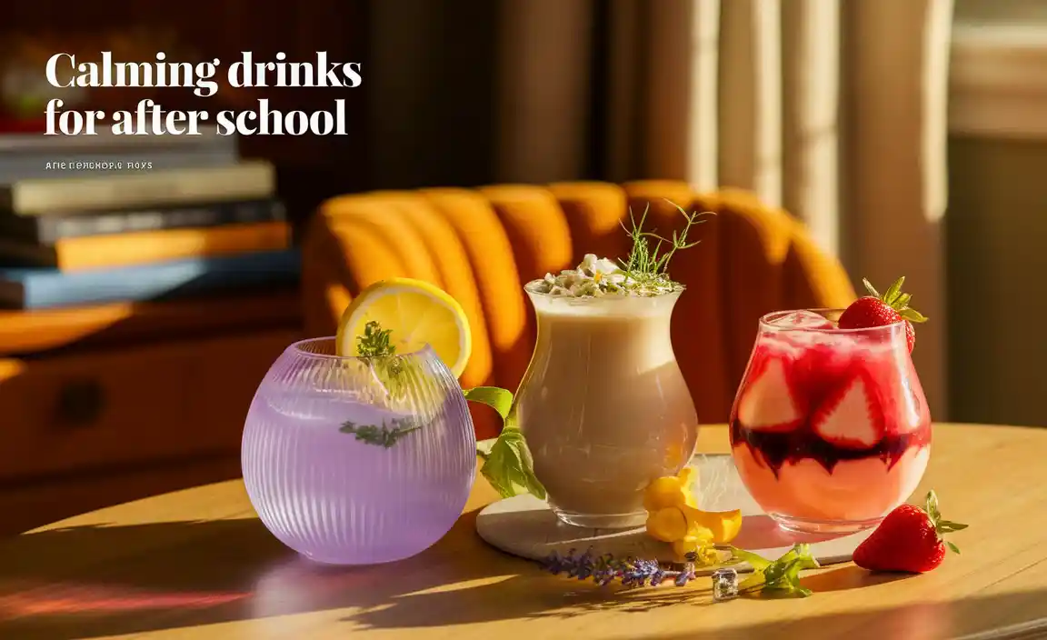 Calming Drinks For After School
