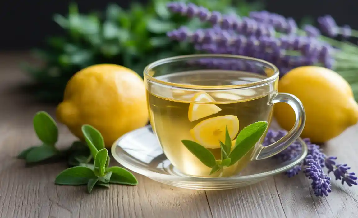 Calming Drinks With Lemon Balm And Lavender For Relaxation