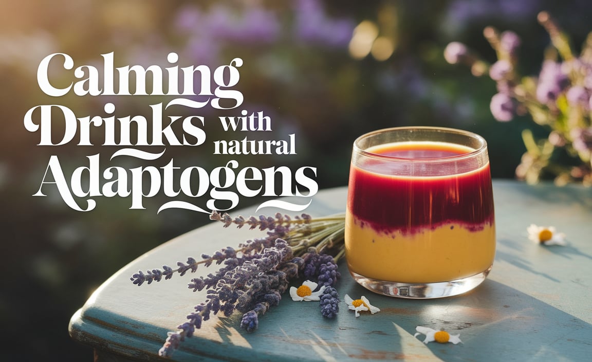Calming Drinks With Natural Adaptogens
