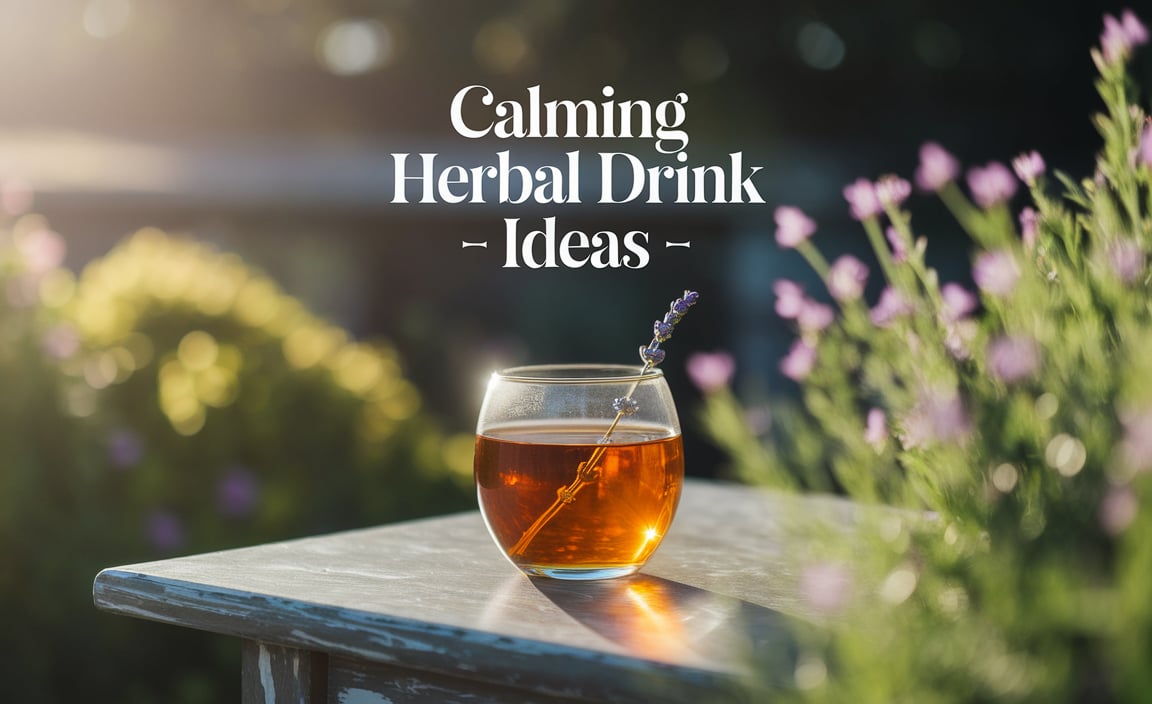 Calming Herbal Drink Ideas
