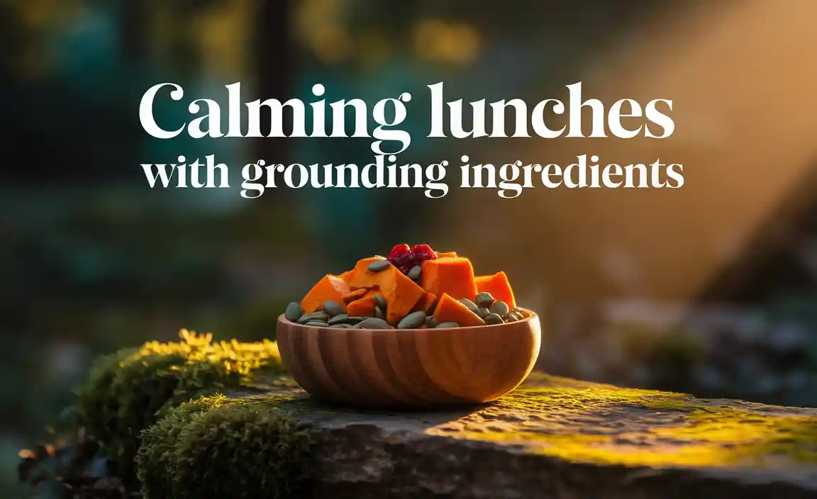 Calming Lunches With Grounding Ingredients