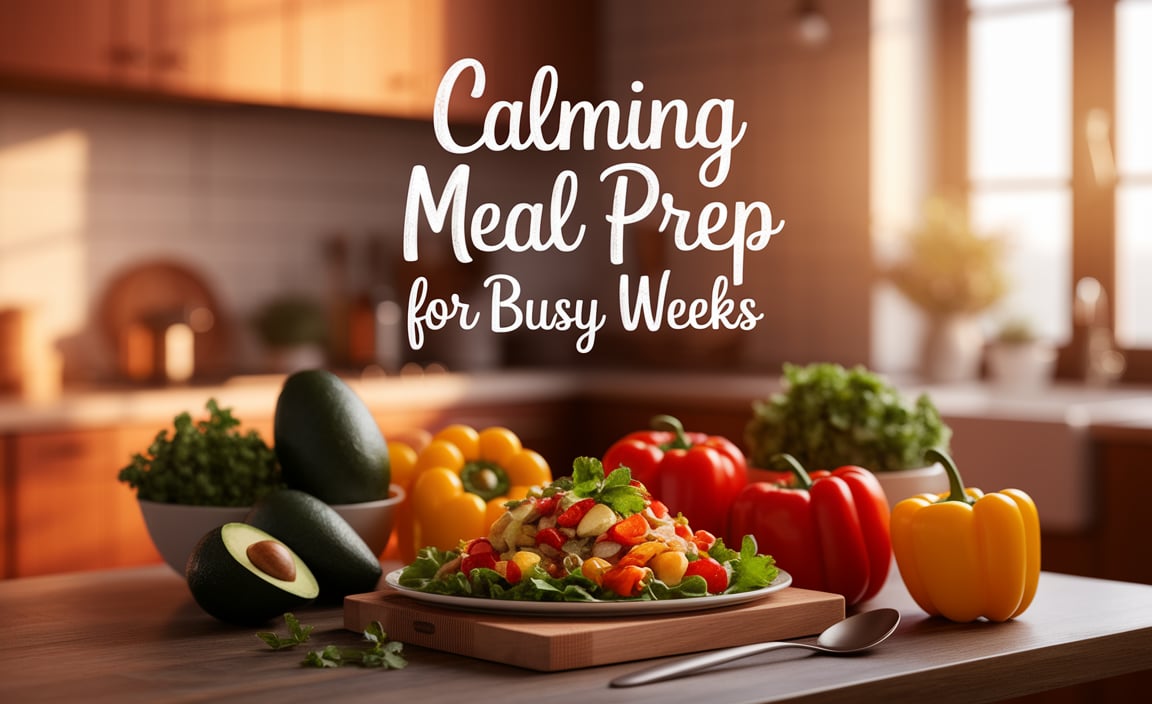 Calming Meal Prep For Busy Weeks