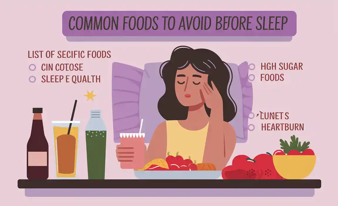 Common Foods to Avoid Before Sleep