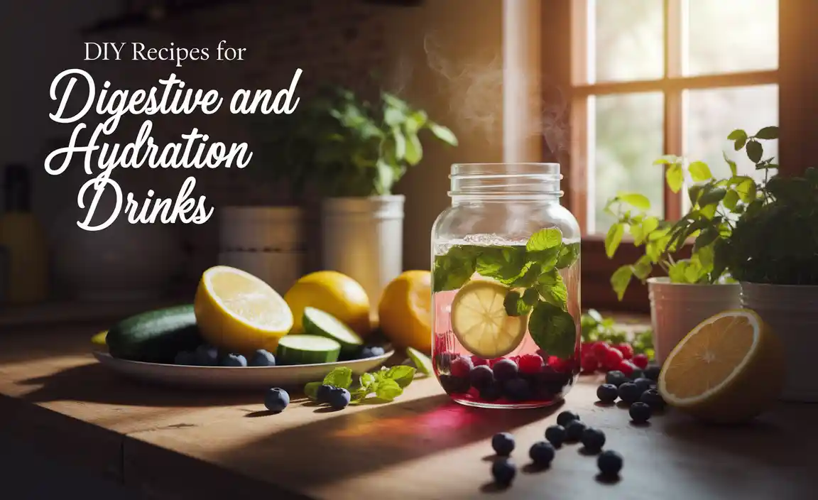 DIY Recipes for Digestive and Hydration Drinks