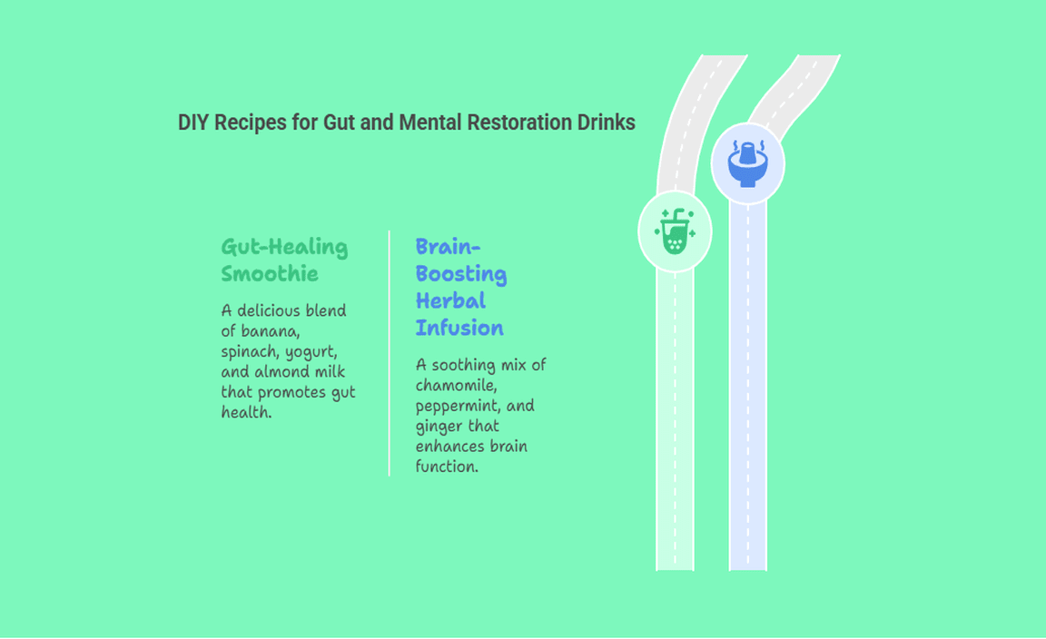 DIY Recipes for Gut and Mental Restoration Drinks