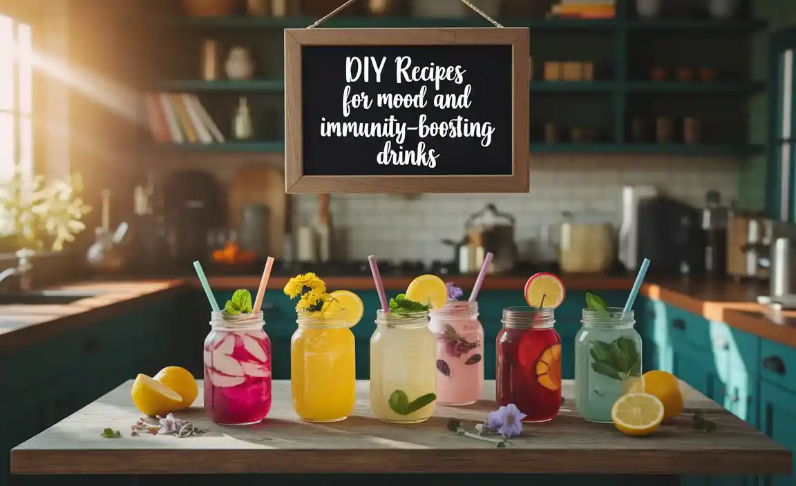DIY Recipes for Mood and Immunity-Boosting Drinks