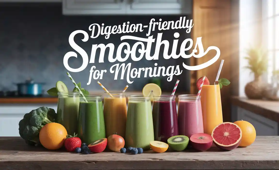 Digestion-Friendly Smoothies For Mornings
