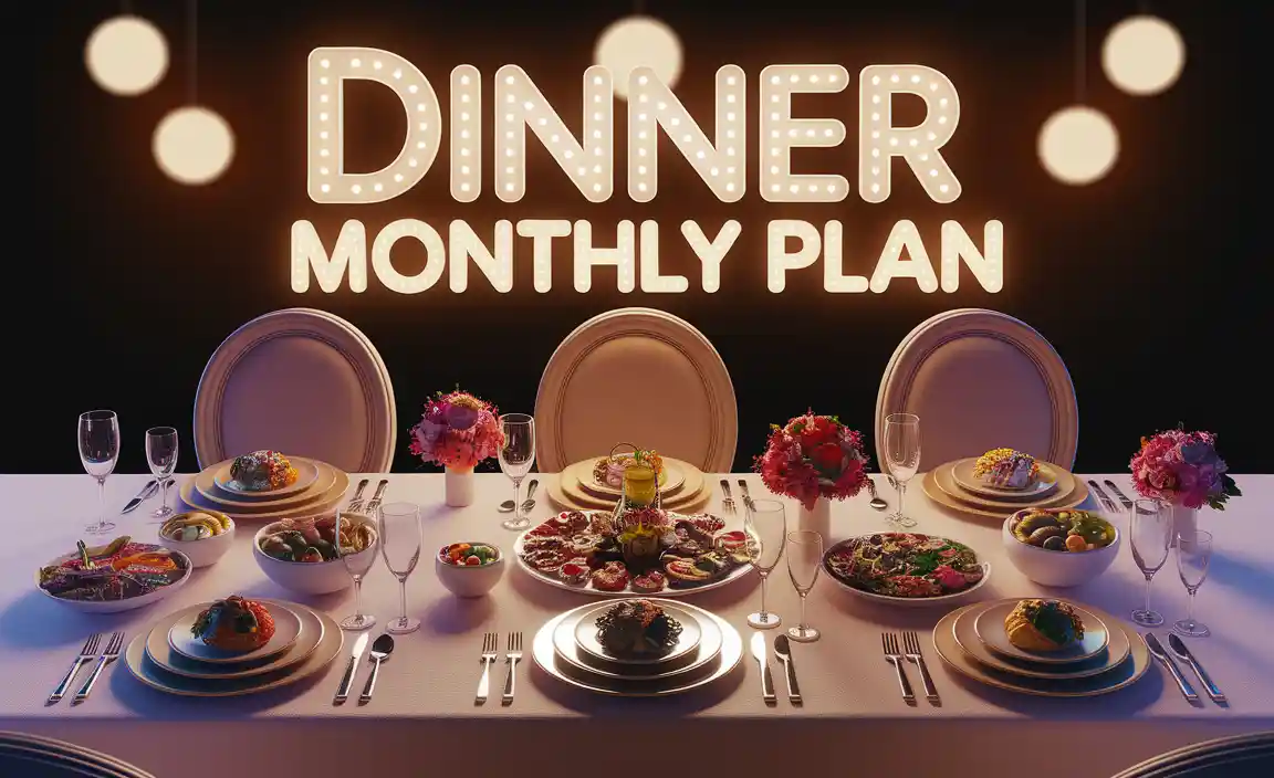 Dinner Monthly Plan
