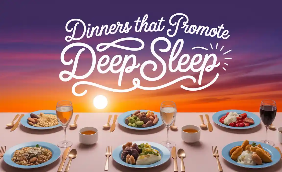 Dinners That Promote Deep Sleep