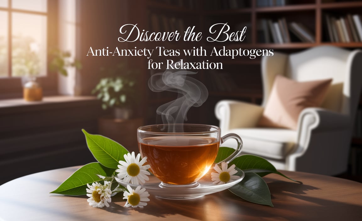 Discover The Best Anti-Anxiety Teas With Adaptogens For Relaxation