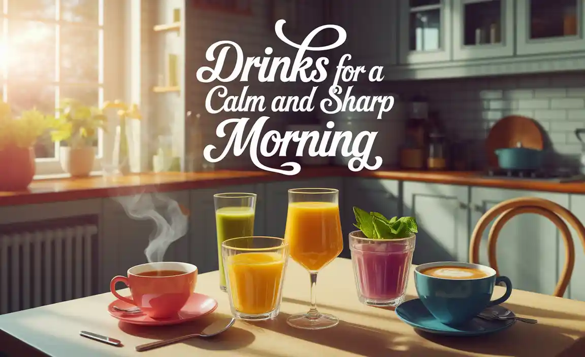 Drinks For A Calm And Sharp Morning