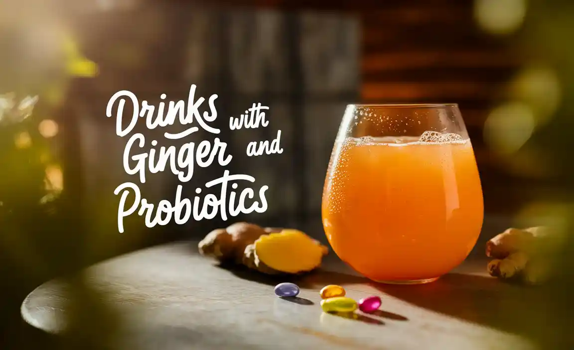 Drinks With Ginger And Probiotics