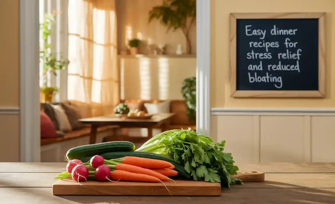 Easy Dinner Recipes for Stress Relief and Reduced Bloating