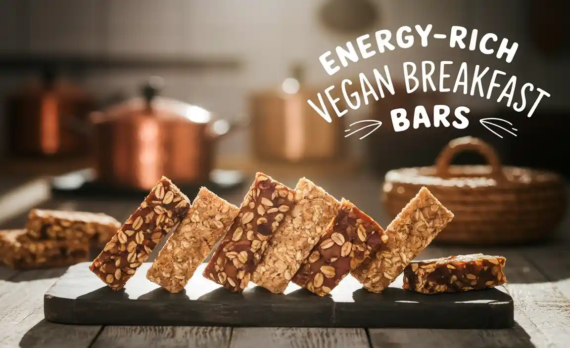Energy-Rich Vegan Breakfast Bars