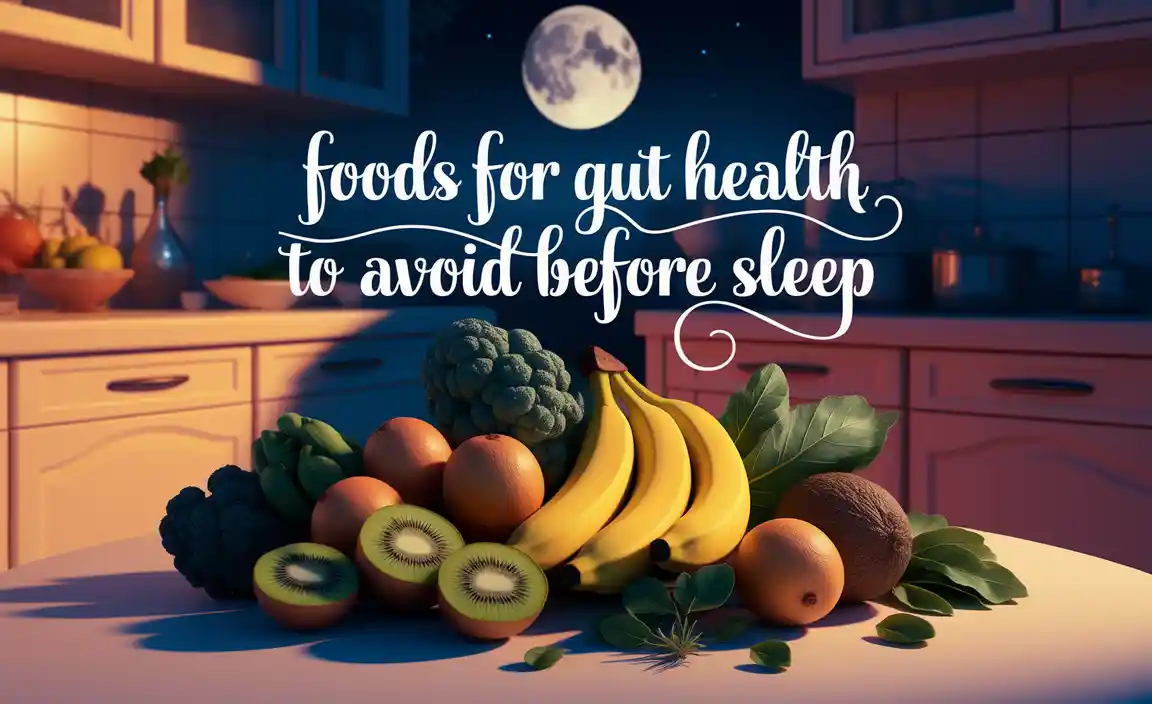 Foods For Gut Health To Avoid Before Sleep