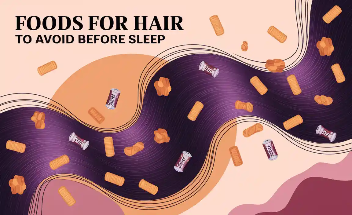 Foods For Hair To Avoid Before Sleep