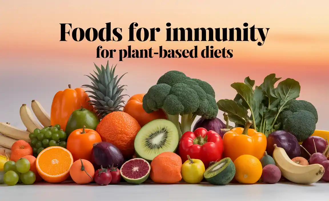 Foods For Immunity For Plant-Based Diets