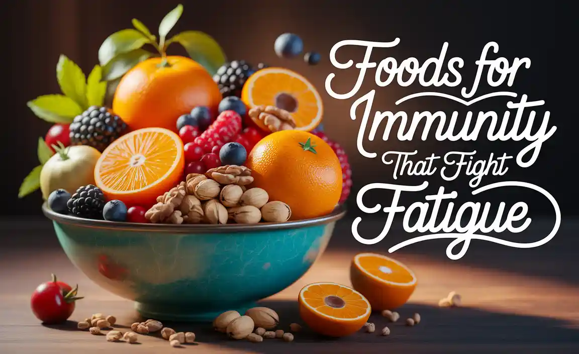 Foods For Immunity That Fight Fatigue