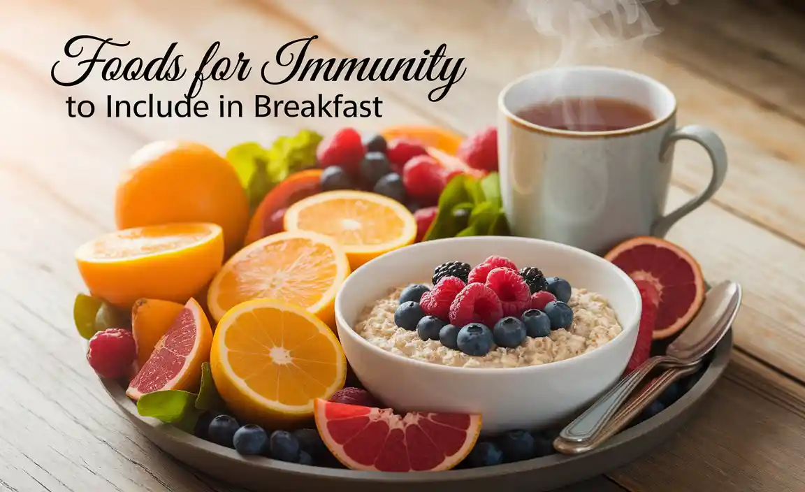 Foods For Immunity To Include In Breakfast