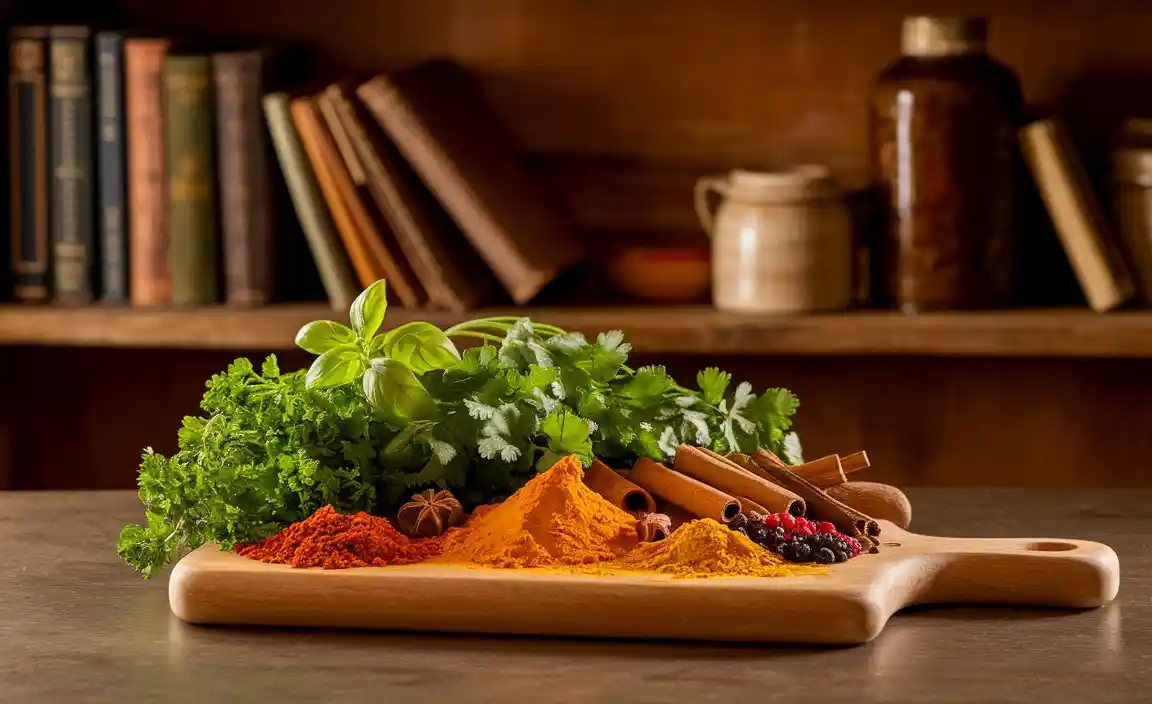 Herbs and Spices with Antioxidant Benefits