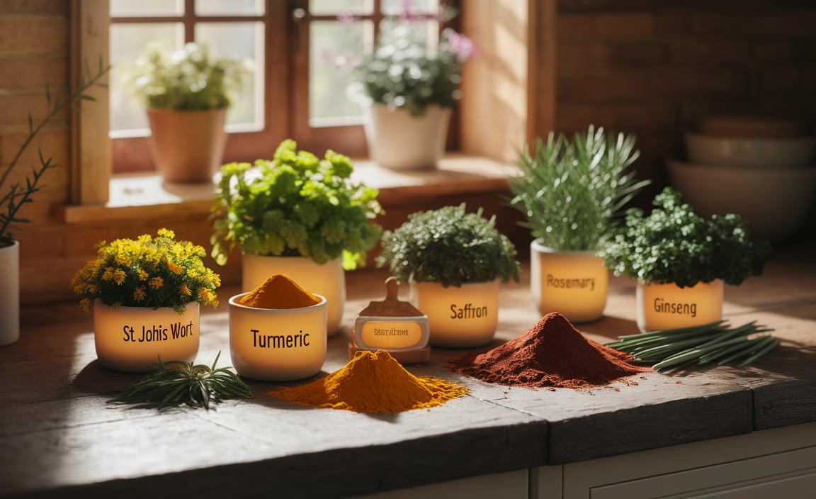 Herbs and Spices with Mood-Boosting Properties