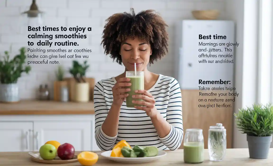 Incorporating Calming Smoothies into Your Daily Routine