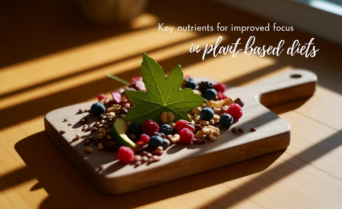 Key Nutrients for Improved Focus in Plant-Based Diets