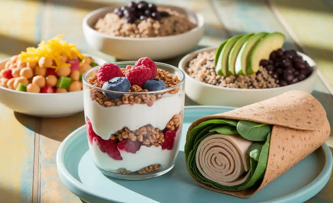 Lunch Ideas Incorporating Gut-Healthy Foods