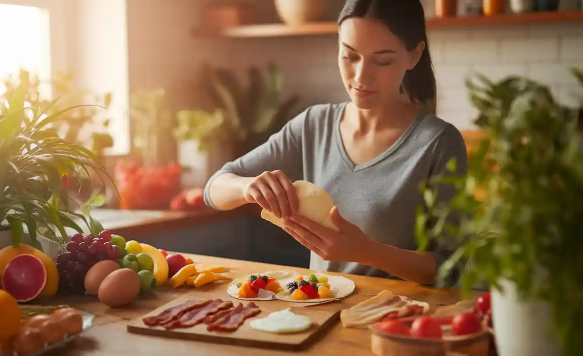 Meal Prepping Breakfast Wraps for Convenience