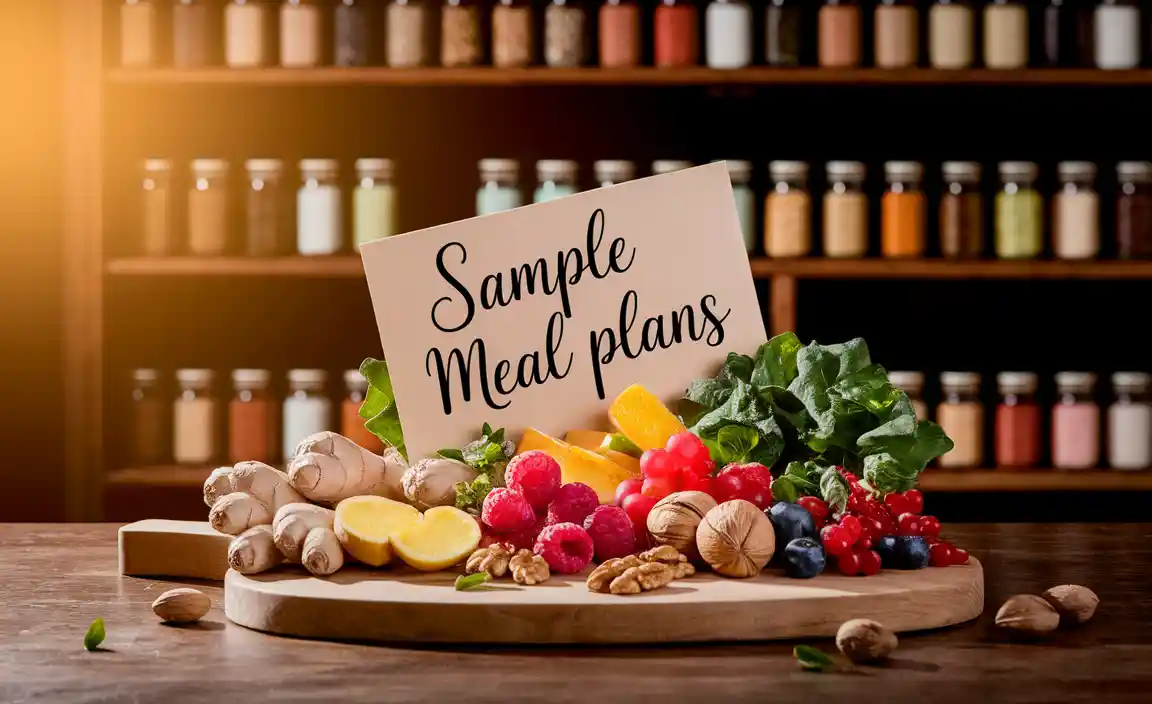 Sample Meal Plans Incorporating Anti-Inflammatory Foods
