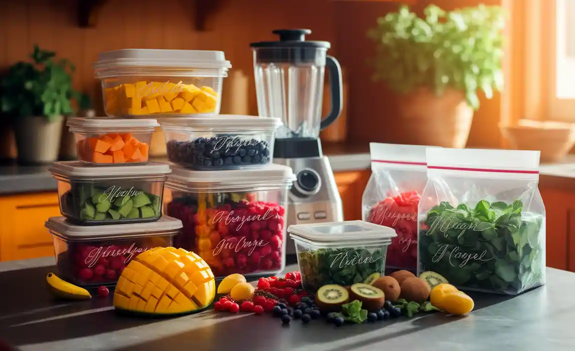 Storage and Meal Prep for Smoothies