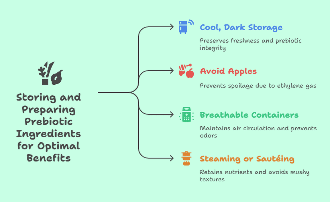 Storing and Preparing Prebiotic Ingredients for Optimal Benefits