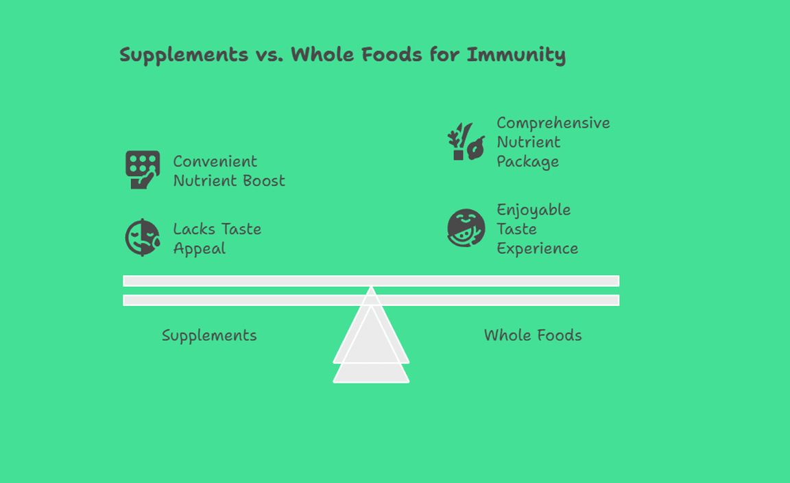 Supplements vs. Whole Foods for Immunity