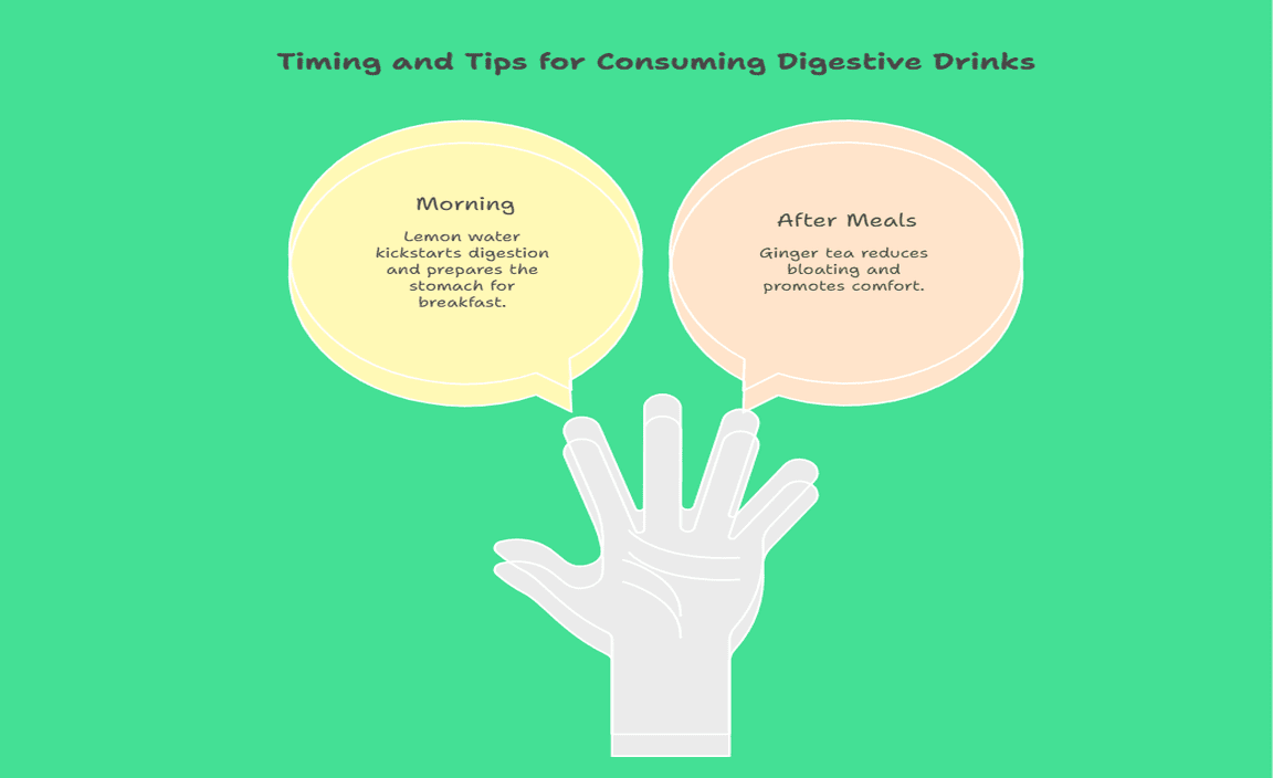 Timing and Tips for Consuming Digestive Drinks