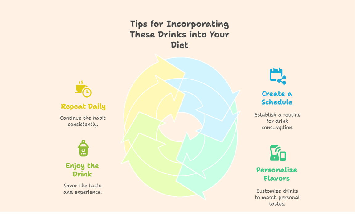 Tips for Incorporating These Drinks into Your Diet