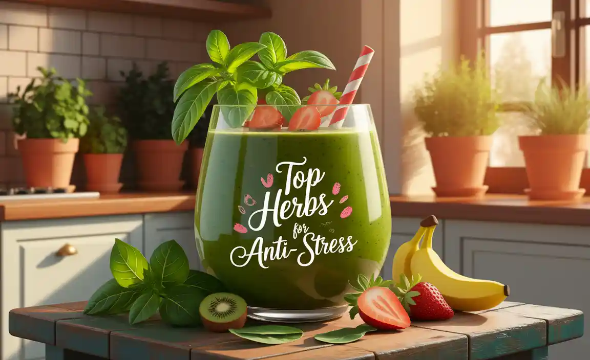 Top Herbs for Anti-Stress Smoothie Bowls