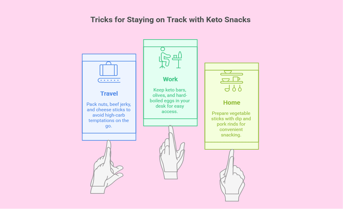 Tricks for Staying on Track with Keto Snacks
