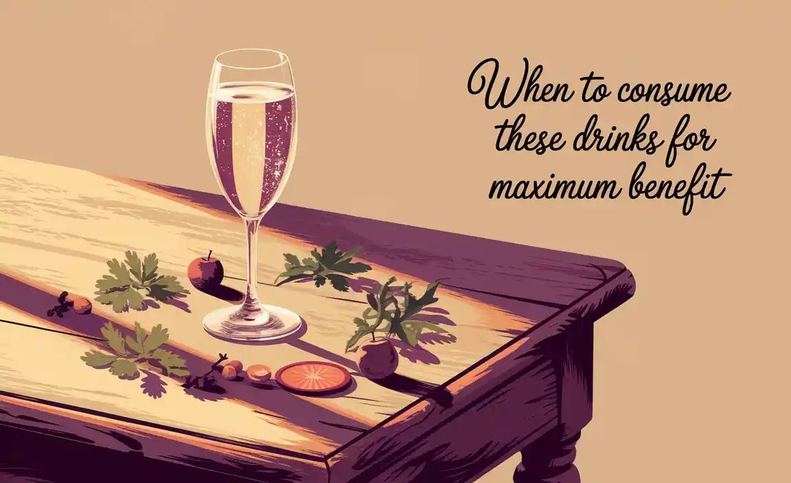 When to Consume These Drinks for Maximum Benefit