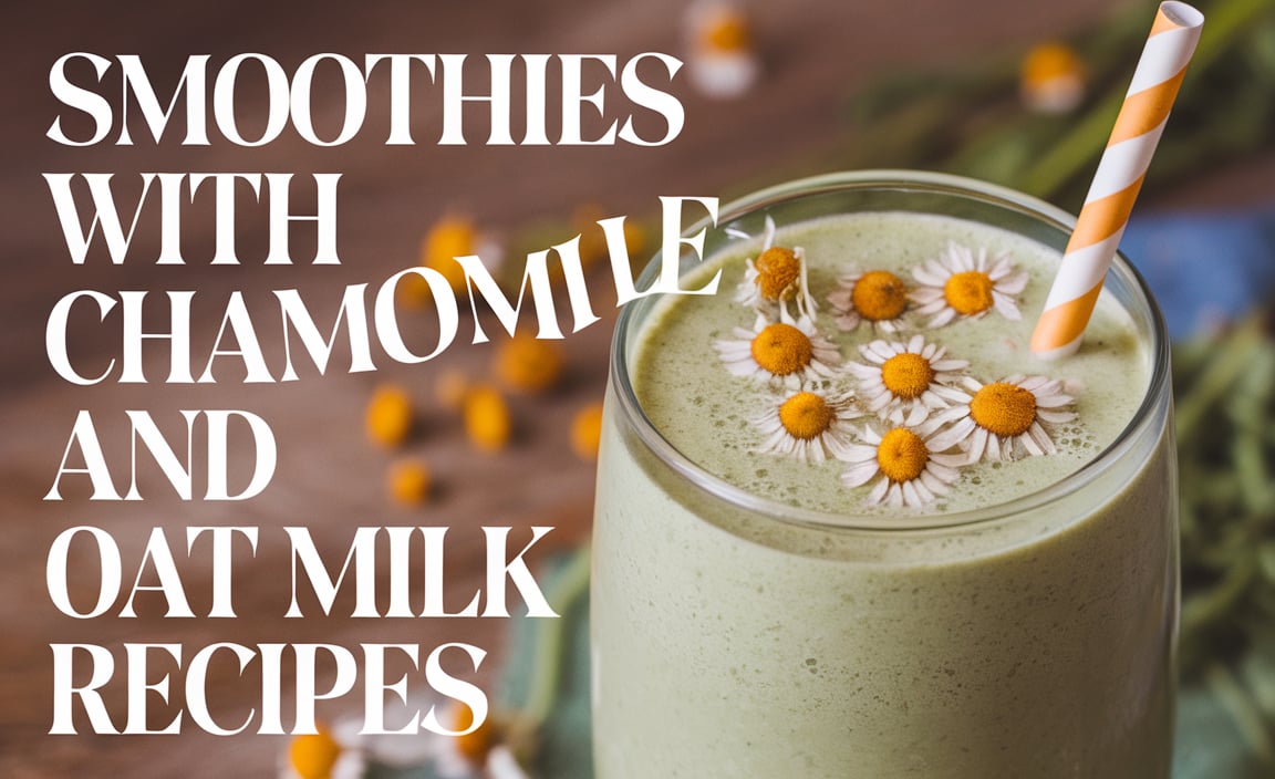 Smoothies With Chamomile And Oat Milk Recipes