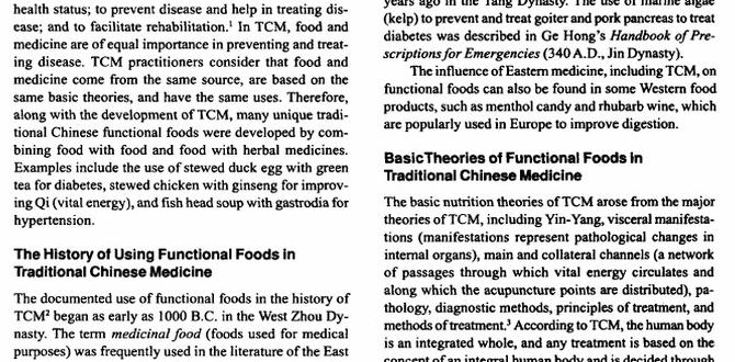 functional foods and traditional medicine functional foods and traditional medicine