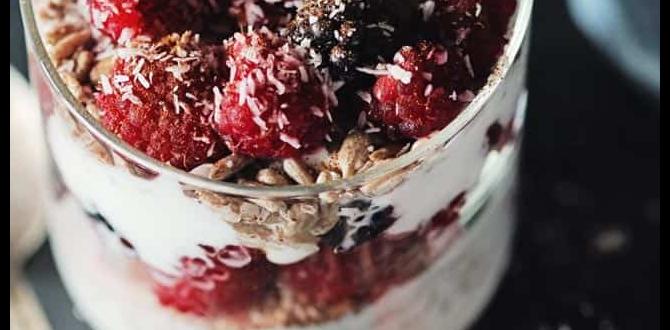 functional frozen breakfast parfait with coconut yogurt and berries functional frozen breakfast parfait with coconut yogurt and berries